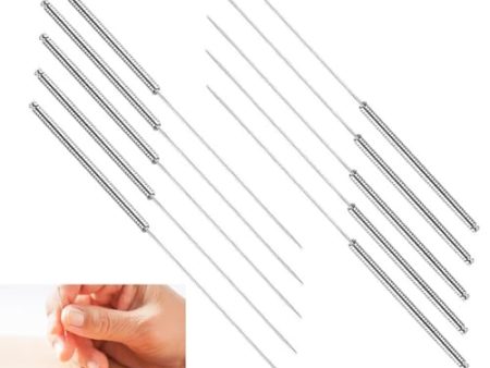 Agujas de acupuntura, tratamiento con agujas de acupuntura de uso único, bolígrafos de acupuntura, bolígrafos de acupuntura con agujas de masaje chinas, para profesionales de la acupuntura,100pcs Embalaje Deteriorado (Cad: 28 02 2027) Online Sale